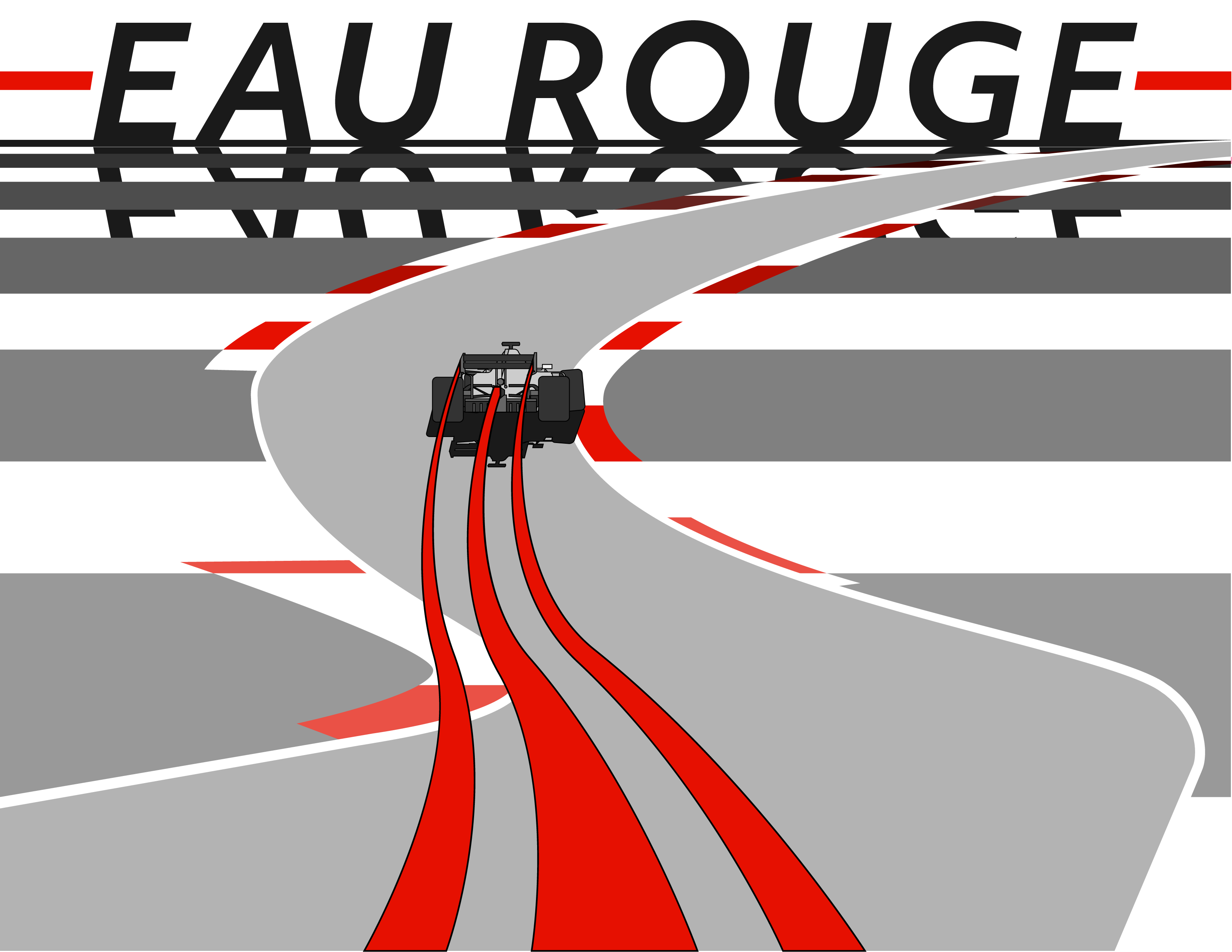 poster for the eau rouge courner