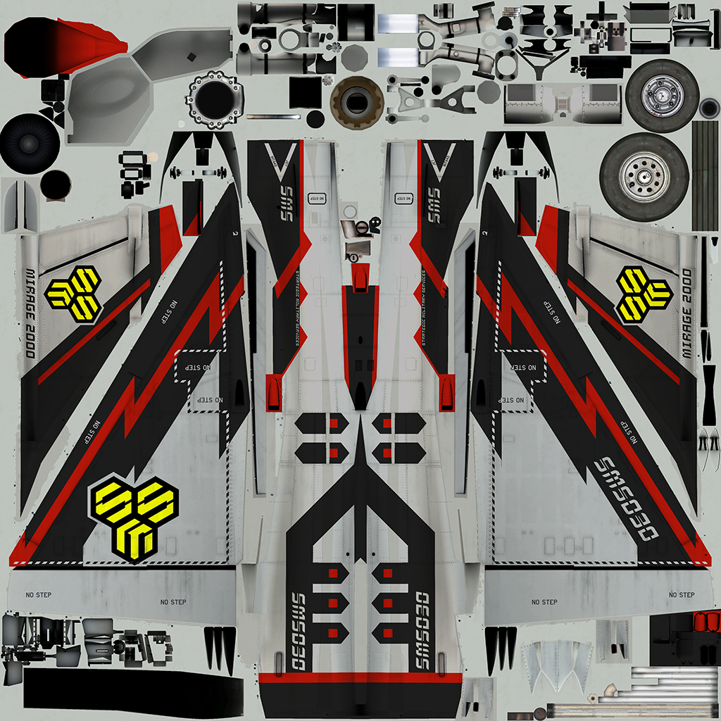 screenshot of a texture file I motified to get a custom livery